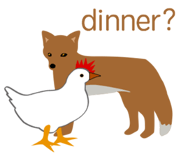 The "Danimals" 12 cute animals sticker #5896199