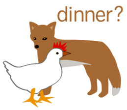 The "Danimals" 12 cute animals sticker #5896199