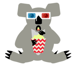 The "Danimals" 12 cute animals sticker #5896204