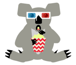 The "Danimals" 12 cute animals sticker #5896204