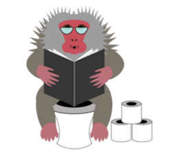 The "Danimals" 12 cute animals sticker #5896209