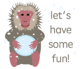 The "Danimals" 12 cute animals sticker #5896211