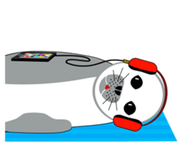 The "Danimals" 12 cute animals sticker #5896223