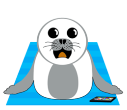 The "Danimals" 12 cute animals sticker #5896224