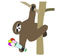 The "Danimals" 12 cute animals sticker #5896225