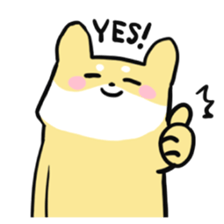 Sticker of nearly dog sticker #5897491