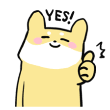 Sticker of nearly dog sticker #5897491