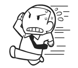 Shining face Bulb Boy sticker #5897520