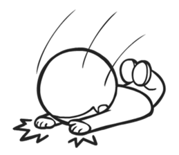 Shining face Bulb Boy sticker #5897523