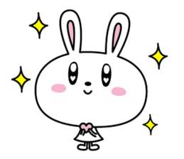 love rabbit. sticker #5897638