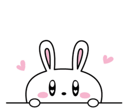 love rabbit. sticker #5897661
