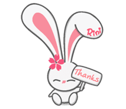 Rini Sakura Rabbit sticker #5897759