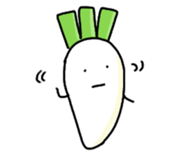 DAIKON RADISH sticker #5898123