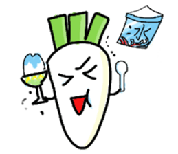DAIKON RADISH sticker #5898125