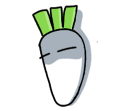 DAIKON RADISH sticker #5898143