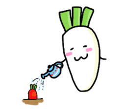DAIKON RADISH sticker #5898146
