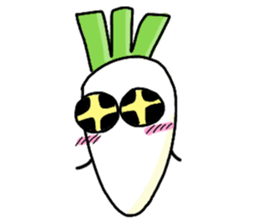 DAIKON RADISH sticker #5898148