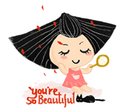Sensu girl sticker #5898360
