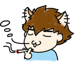 Cat craftsman2 sticker #5898752