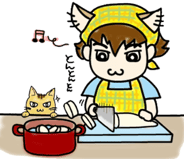 Cat craftsman2 sticker #5898771