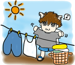 Cat craftsman2 sticker #5898772