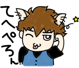 Cat craftsman2 sticker #5898778