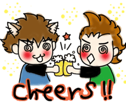 Cat craftsman2 sticker #5898790