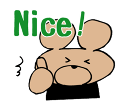 simple communication(1-2words) sticker #5898801