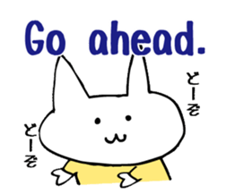 simple communication(1-2words) sticker #5898811