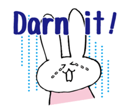 simple communication(1-2words) sticker #5898817