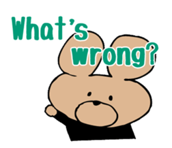 simple communication(1-2words) sticker #5898819