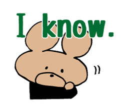 simple communication(1-2words) sticker #5898820