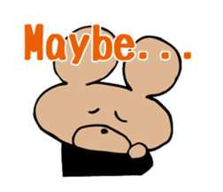 simple communication(1-2words) sticker #5898826