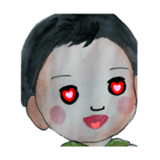 Tare-chan's childhood sticker #5899327