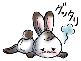 Rabbit walk nice sticker #5899513