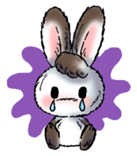 Rabbit walk nice sticker #5899522