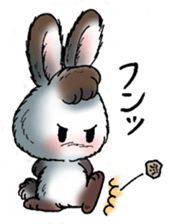 Rabbit walk nice sticker #5899524