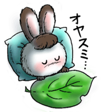 Rabbit walk nice sticker #5899533