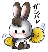 Rabbit walk nice sticker #5899540