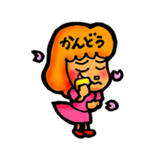 SAKURA Girl Sticker sticker #5899740