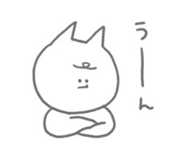 Cat speaking respect language2 sticker #5899777