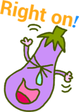 Eggplant family (English) sticker #5900353
