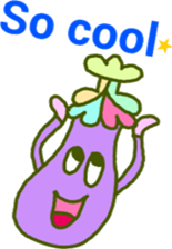 Eggplant family (English) sticker #5900354