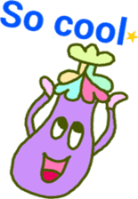 Eggplant family (English) sticker #5900354