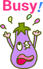 Eggplant family (English) sticker #5900357