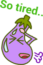 Eggplant family (English) sticker #5900358