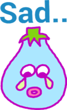 Eggplant family (English) sticker #5900370