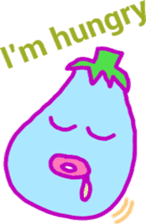 Eggplant family (English) sticker #5900374