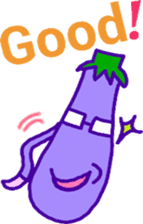Eggplant family (English) sticker #5900379