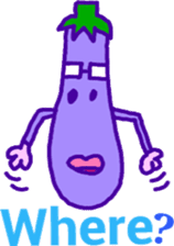 Eggplant family (English) sticker #5900382